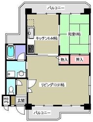 ライオンズマンション六甲口の物件間取画像